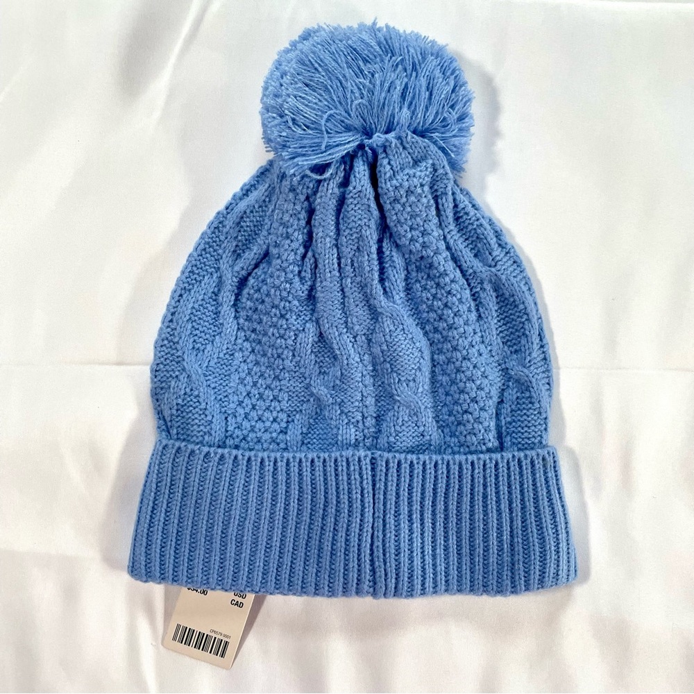 Demi Cable Knit Pom Beanie 🤍 - Picture 4 of 5